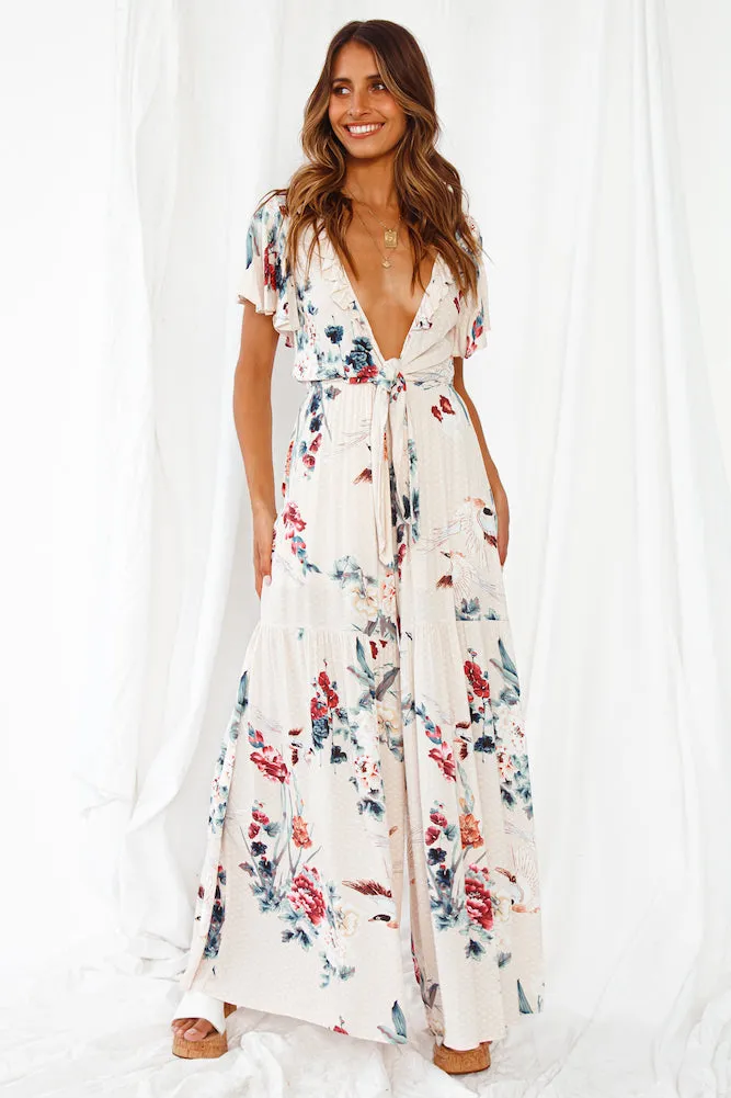 Pachamama Jumpsuit Beige