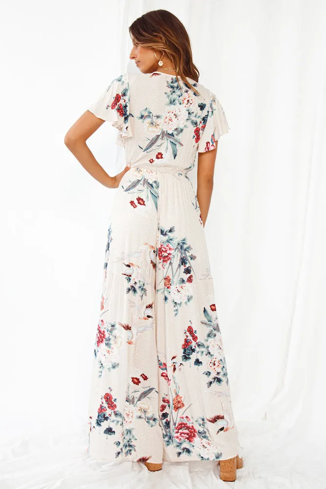 Pachamama Jumpsuit Beige
