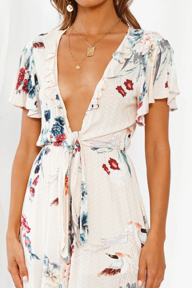 Pachamama Jumpsuit Beige