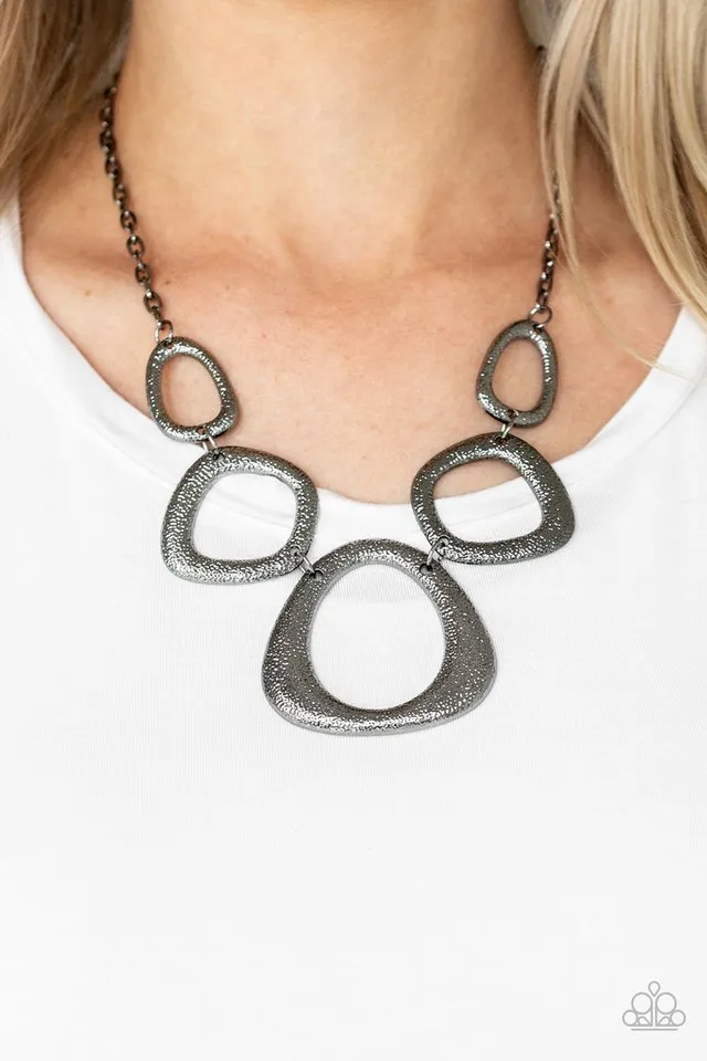 Paparazzi Necklace ~ Backstreet Bandit - Black