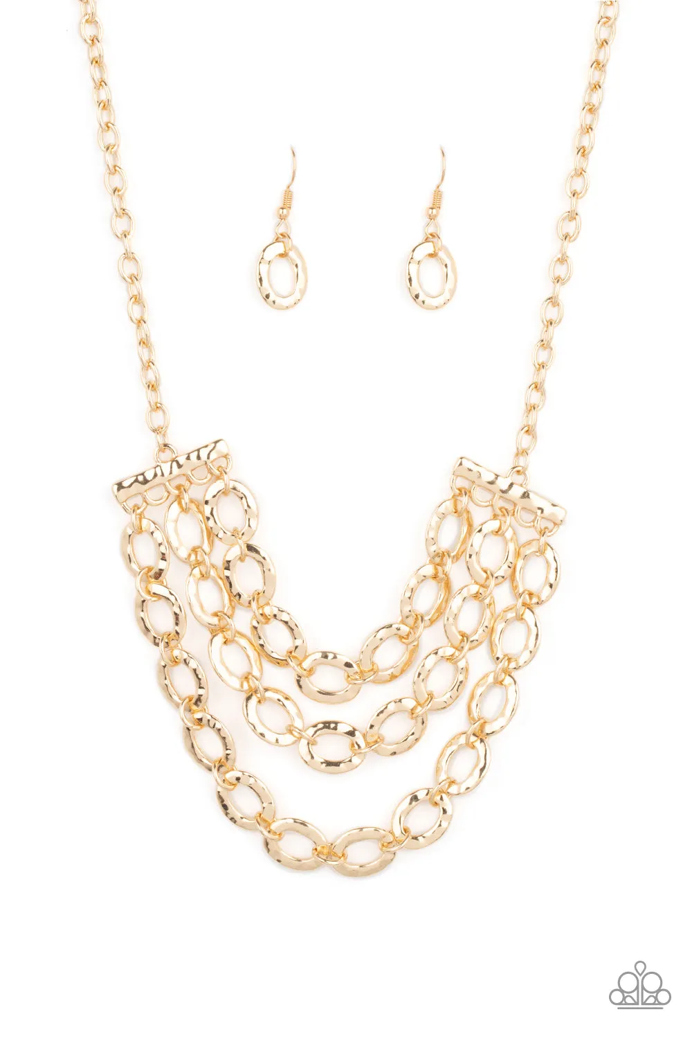 Paparazzi Repeat After Me - Gold Necklace