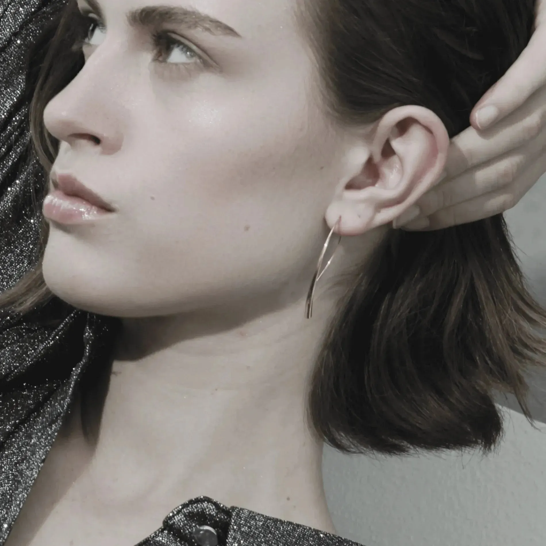 Passion Waterproof Simple Hoop Earring 18K Gold Plating
