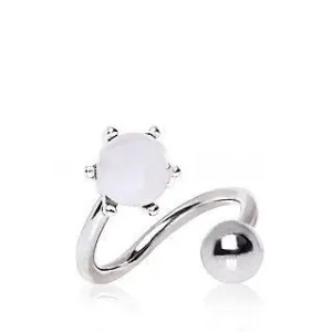 Pearl Twist Navel Belly Ring