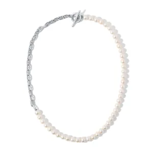 Perla Marinia Necklace | White Pearls | Sterling Silver