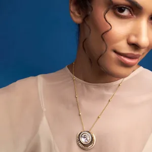 Polki Pendant Necklace - JUJBR23N13