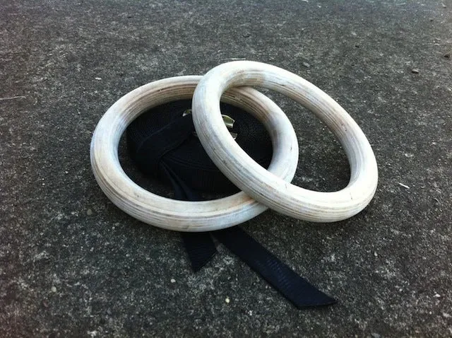 PowerFit Wooden Gym Rings