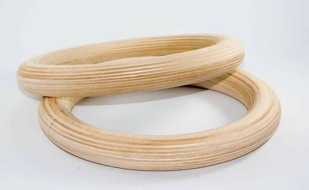 PowerFit Wooden Gym Rings