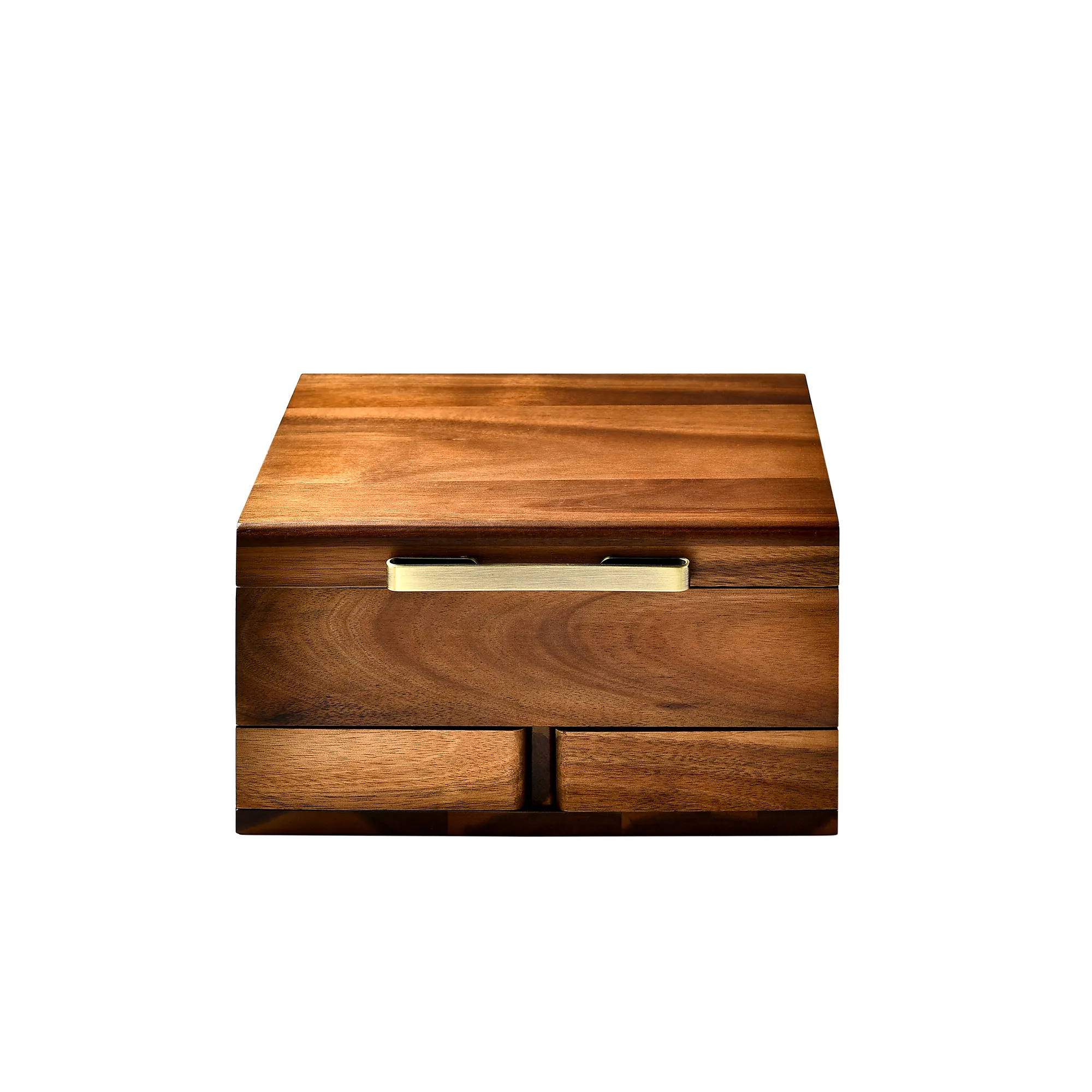 Premium Walnut Finish Jewelry Box