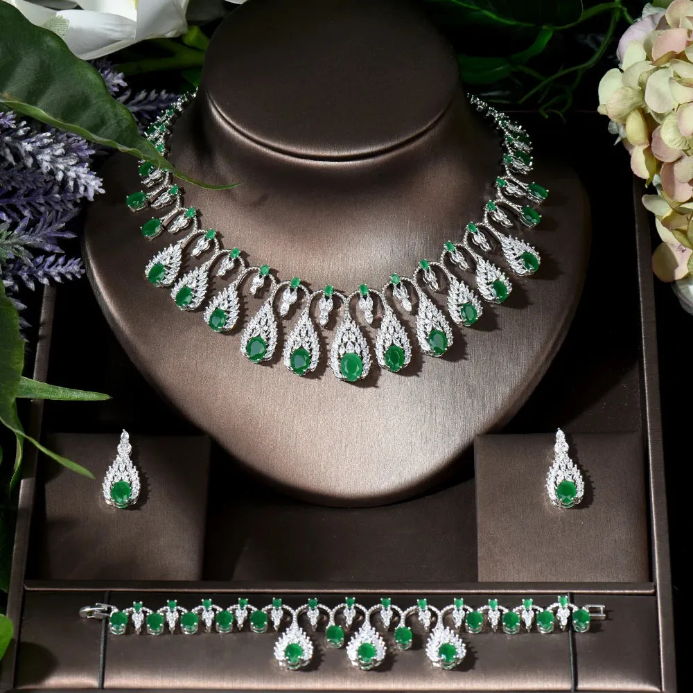 Purple Necklace & Earring Set