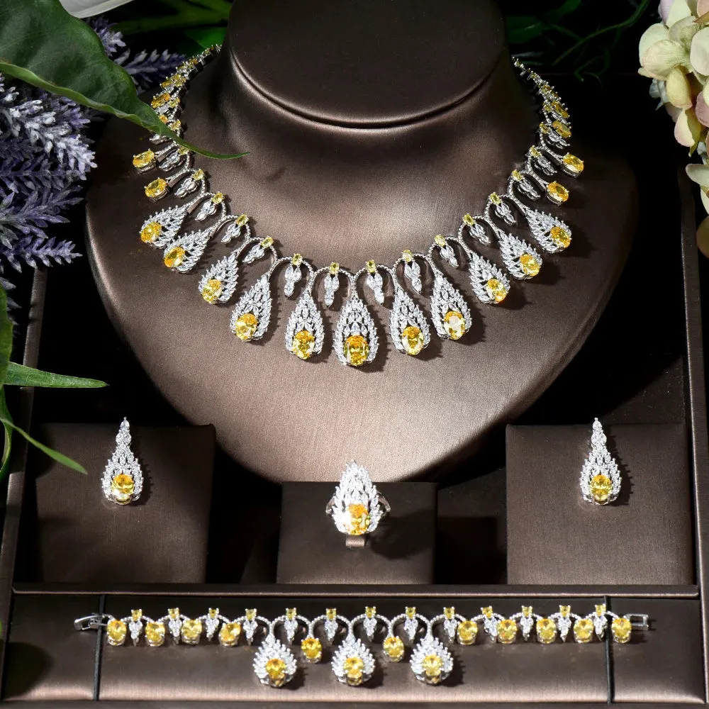 Purple Necklace & Earring Set