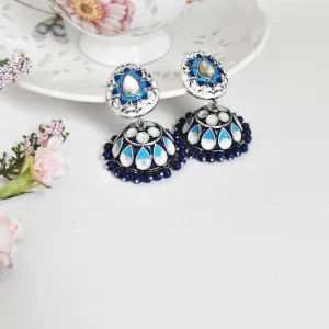 Pushpa Meenakari Earrings