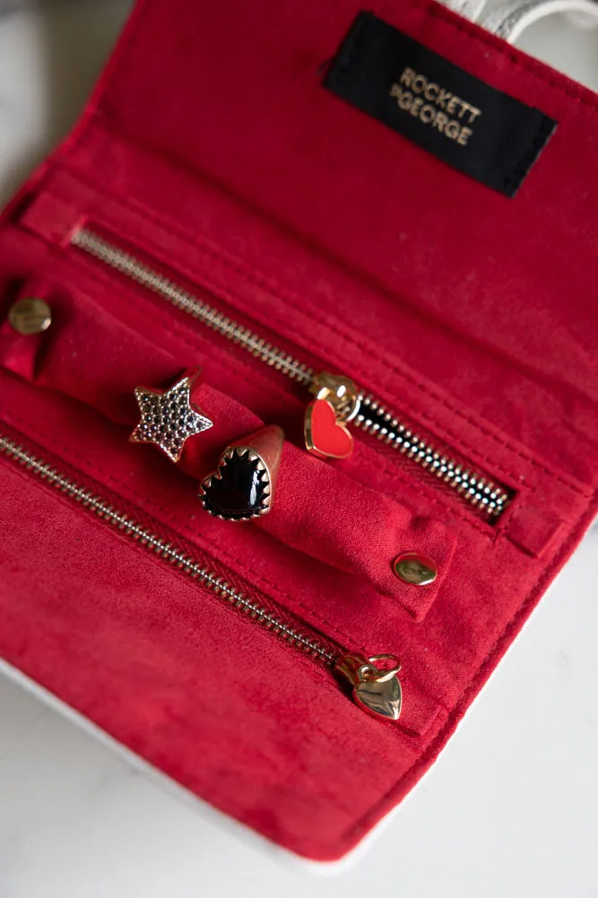 Queen of Hearts Playing Card Jewellery Case