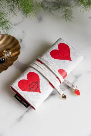Queen of Hearts Playing Card Jewellery Case