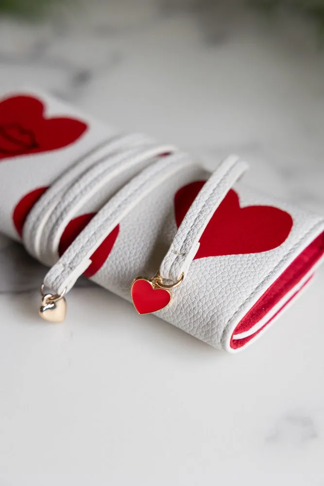 Queen of Hearts Playing Card Jewellery Case