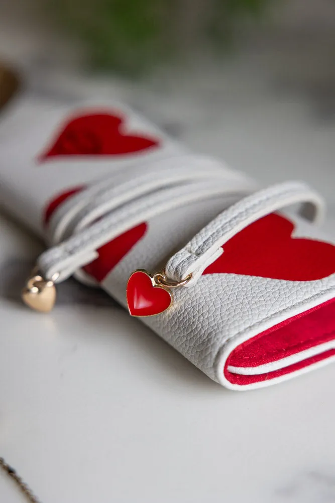 Queen of Hearts Playing Card Jewellery Case