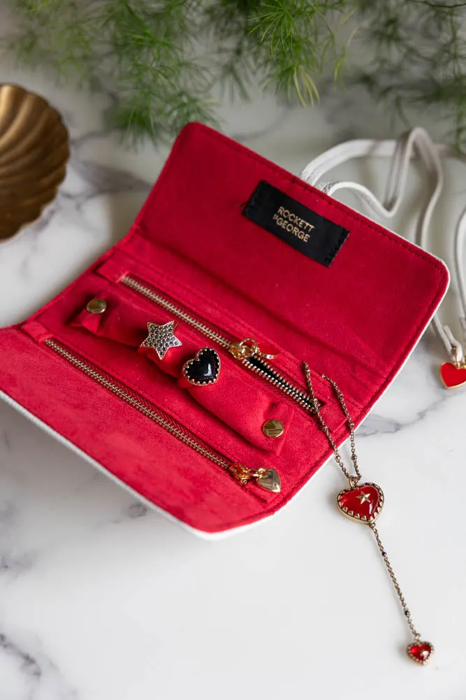 Queen of Hearts Playing Card Jewellery Case