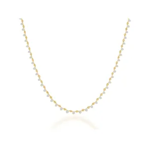 Rachel Reid 14k Gold Diamond Layering Necklace