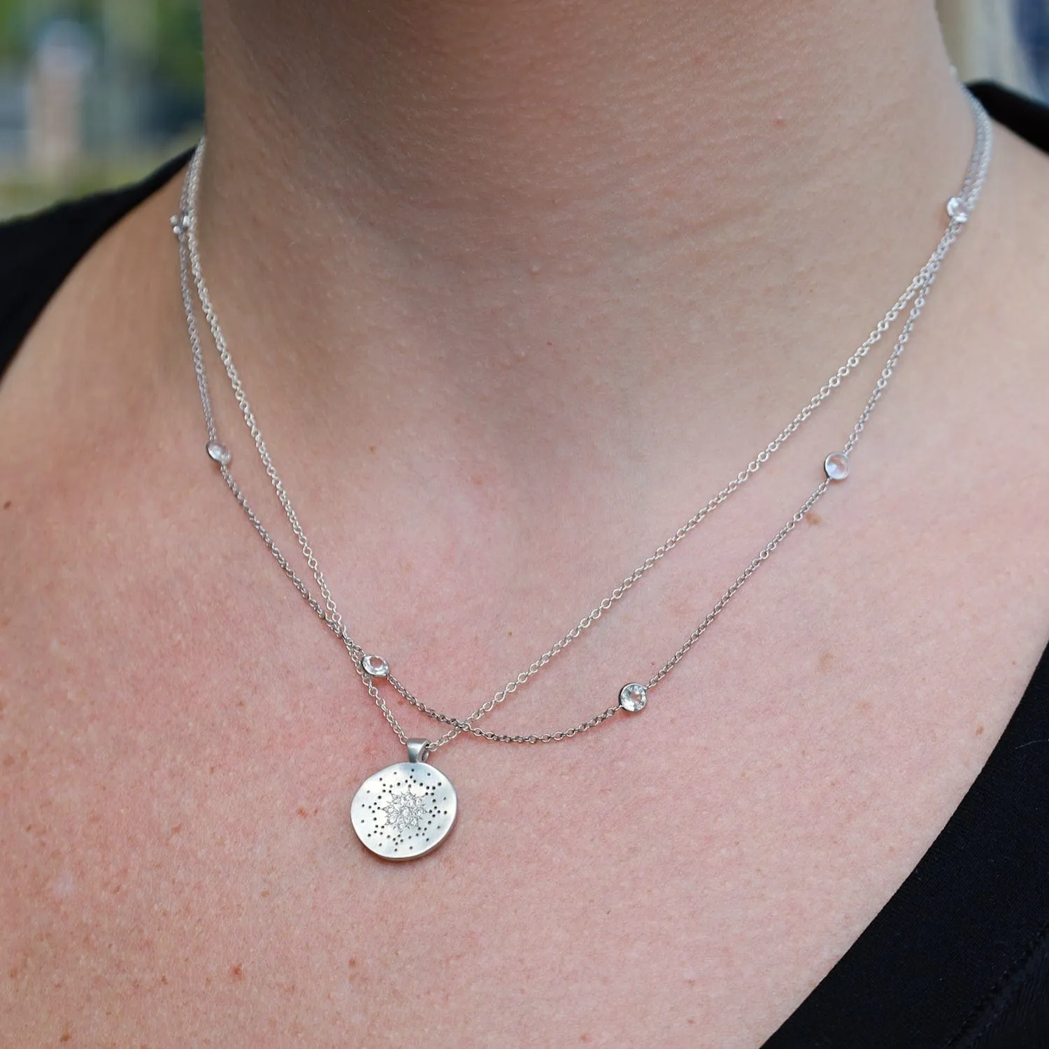 Reflections Pendant in Diamond