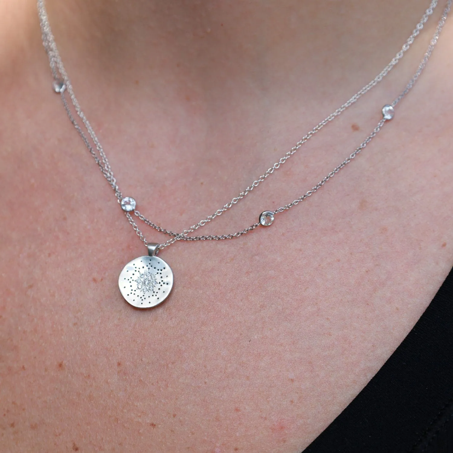 Reflections Pendant in Diamond