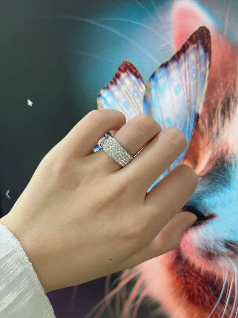 Rhinestone Crystal Geometric Ring