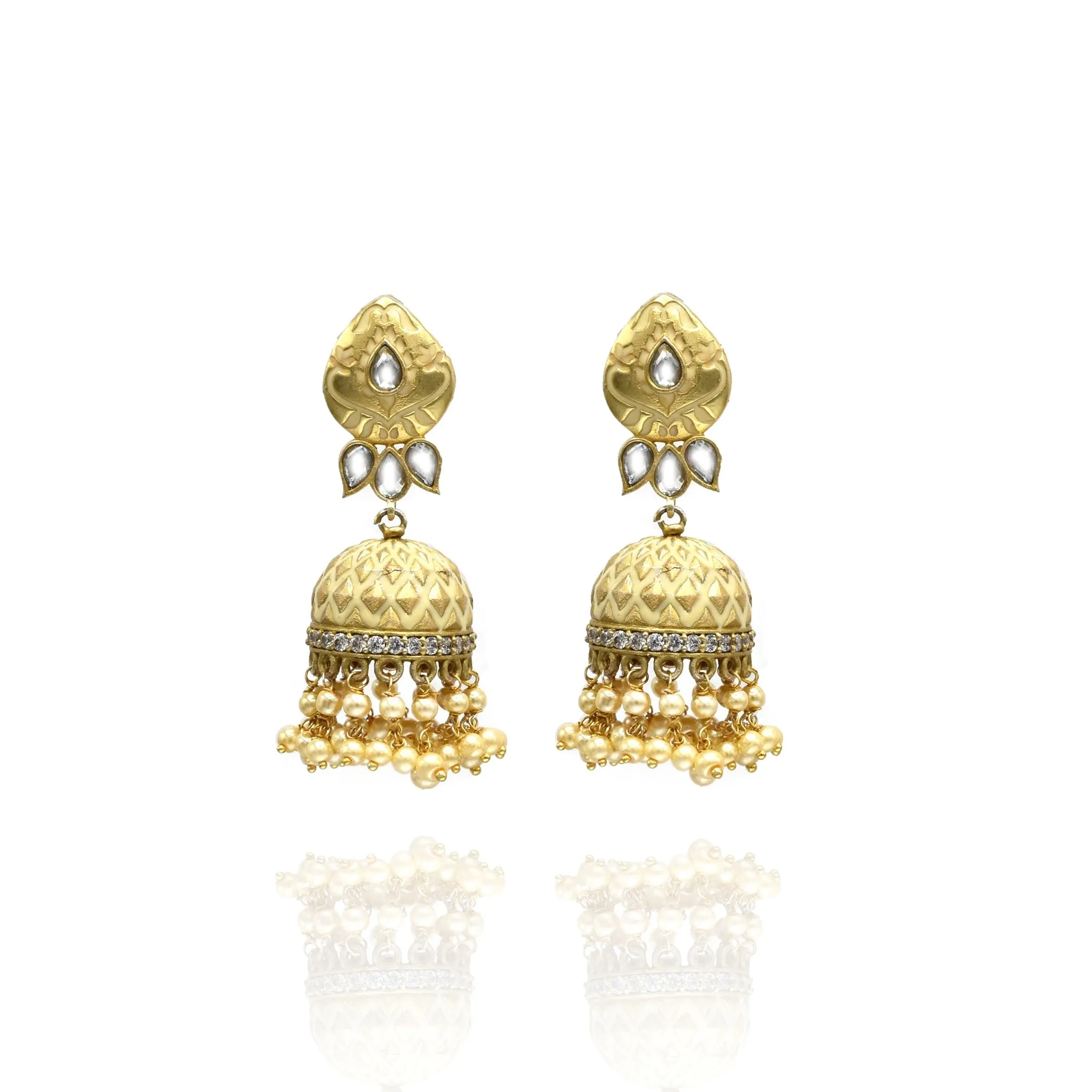 Rimsha Enameled Earrings