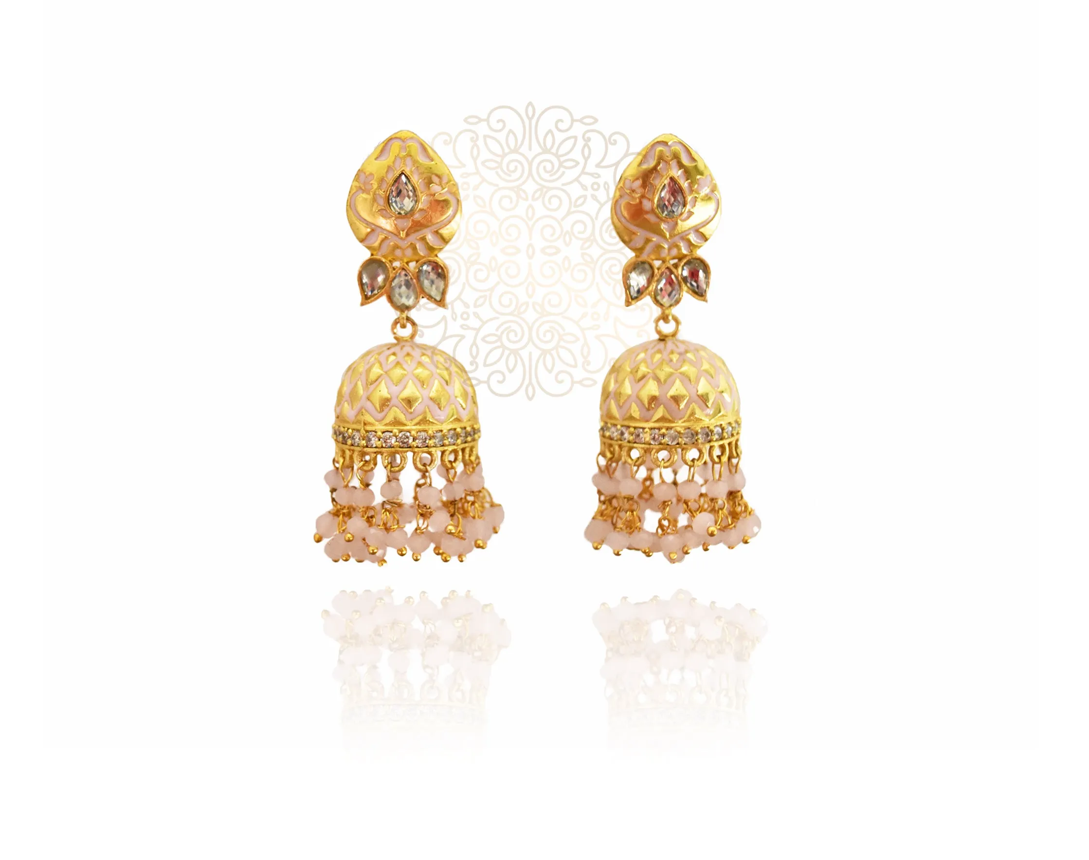 Rimsha Enameled Earrings