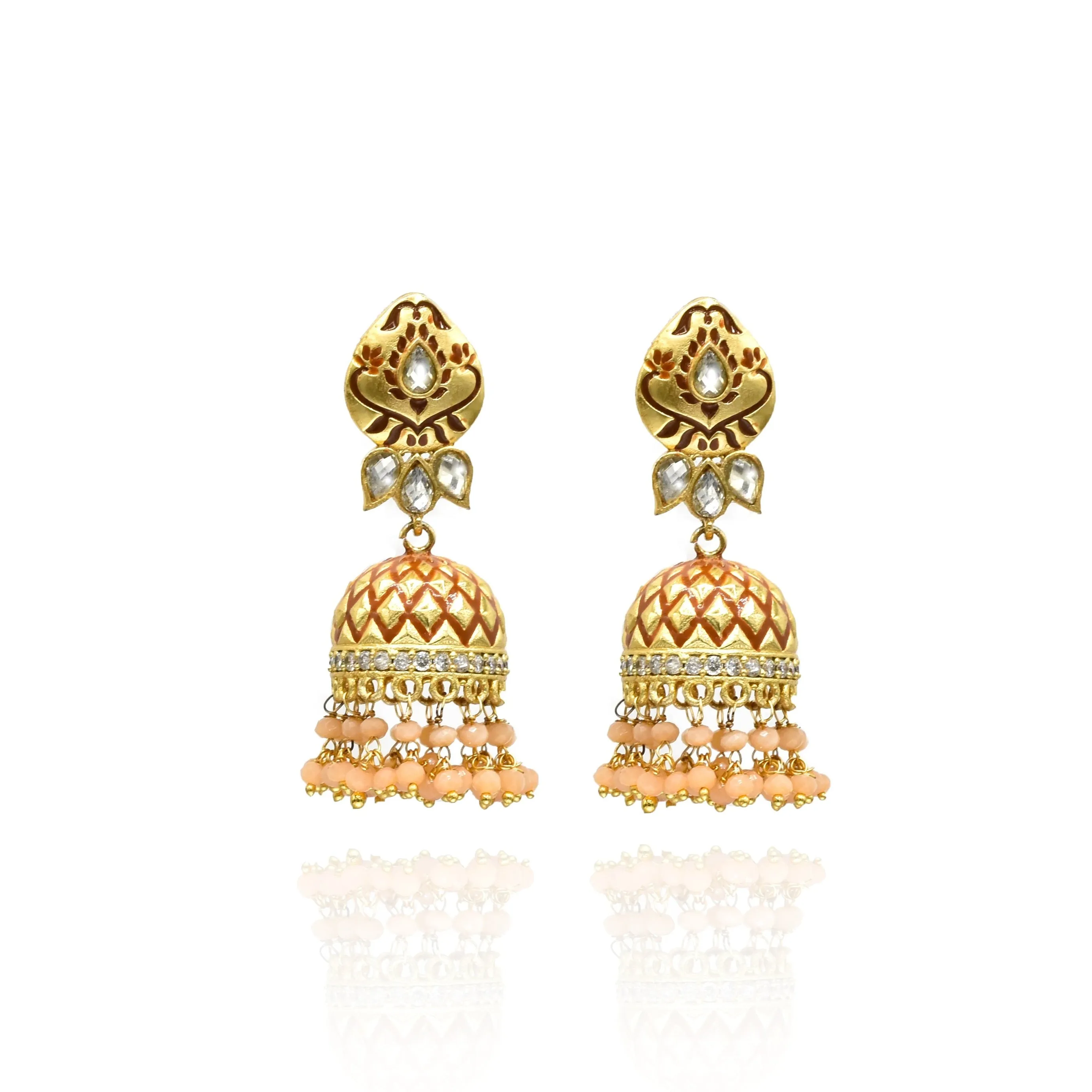 Rimsha Enameled Earrings