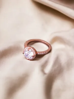 Rose Gold Nacoma Zirconia Ring