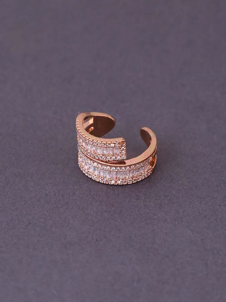 Rose Gold Sanya Adjustable Ring
