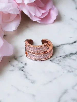 Rose Gold Sanya Adjustable Ring