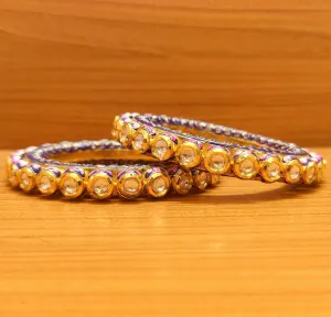 ROYAL KUNDAN MEENAKARI RAJWADI BANGLES