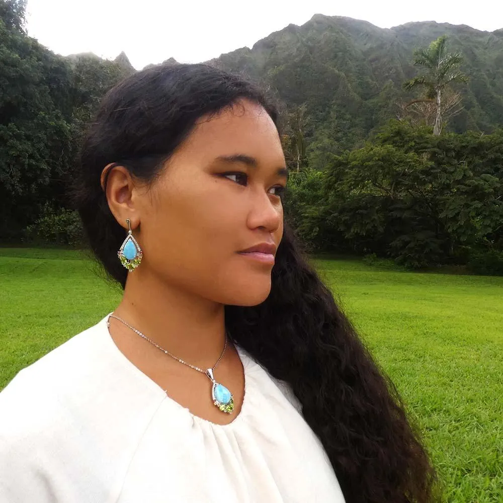 Royal Larimar Pendant