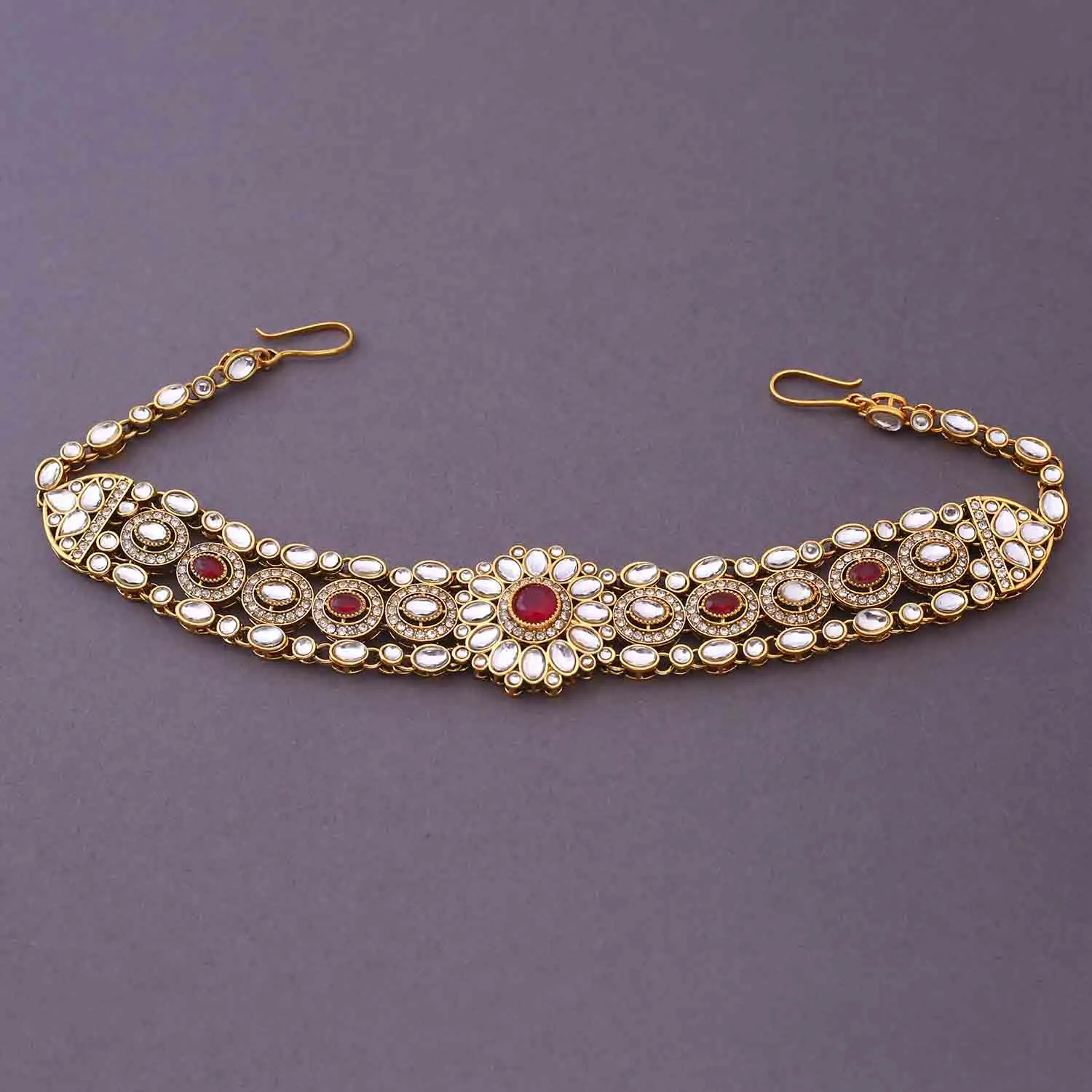 Ruby Vihaani Bridal Jewellery Set