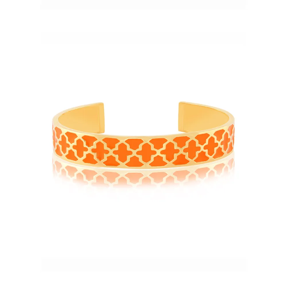 Rustic Charm Enamel Bangle