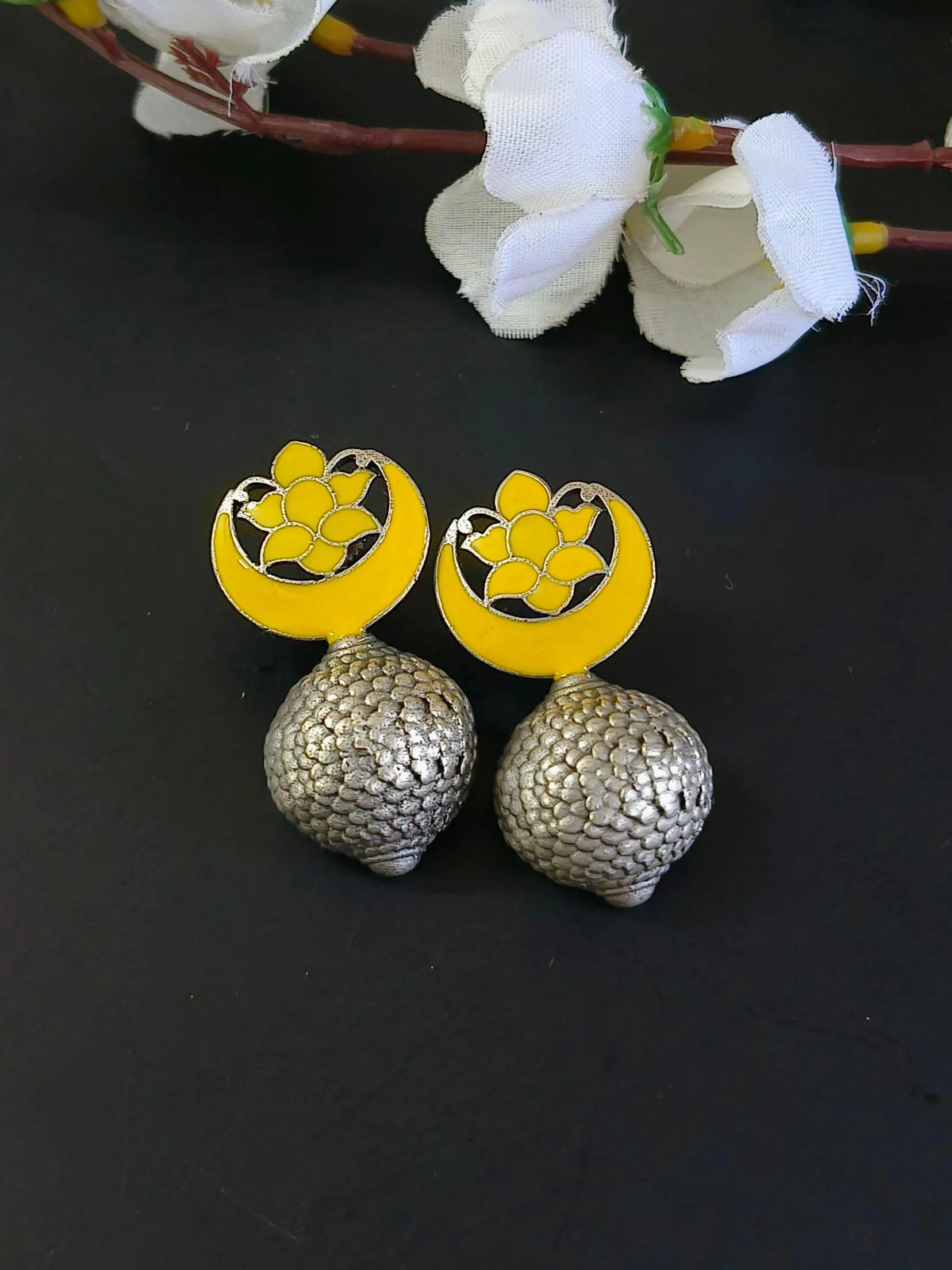 Rustic Oxidised Earrings | Sarichka