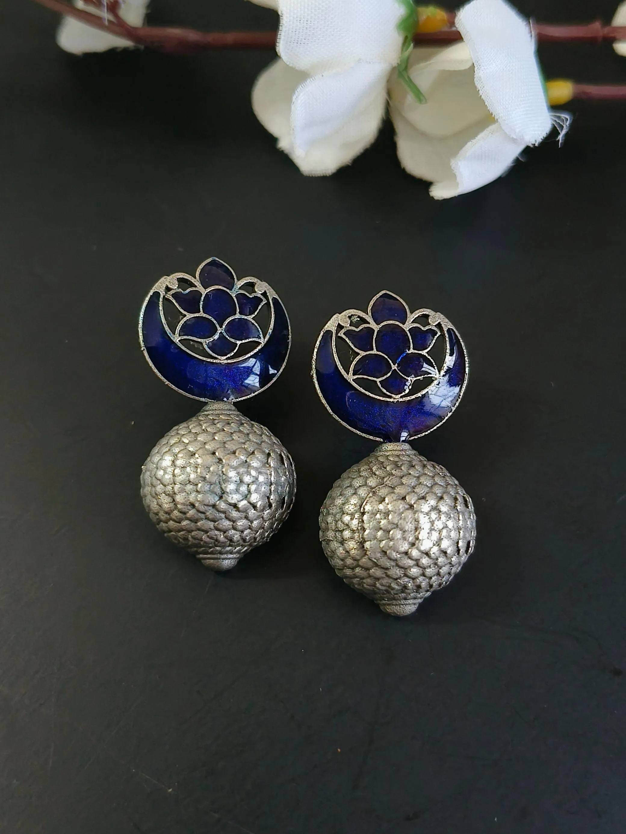 Rustic Oxidised Earrings | Sarichka
