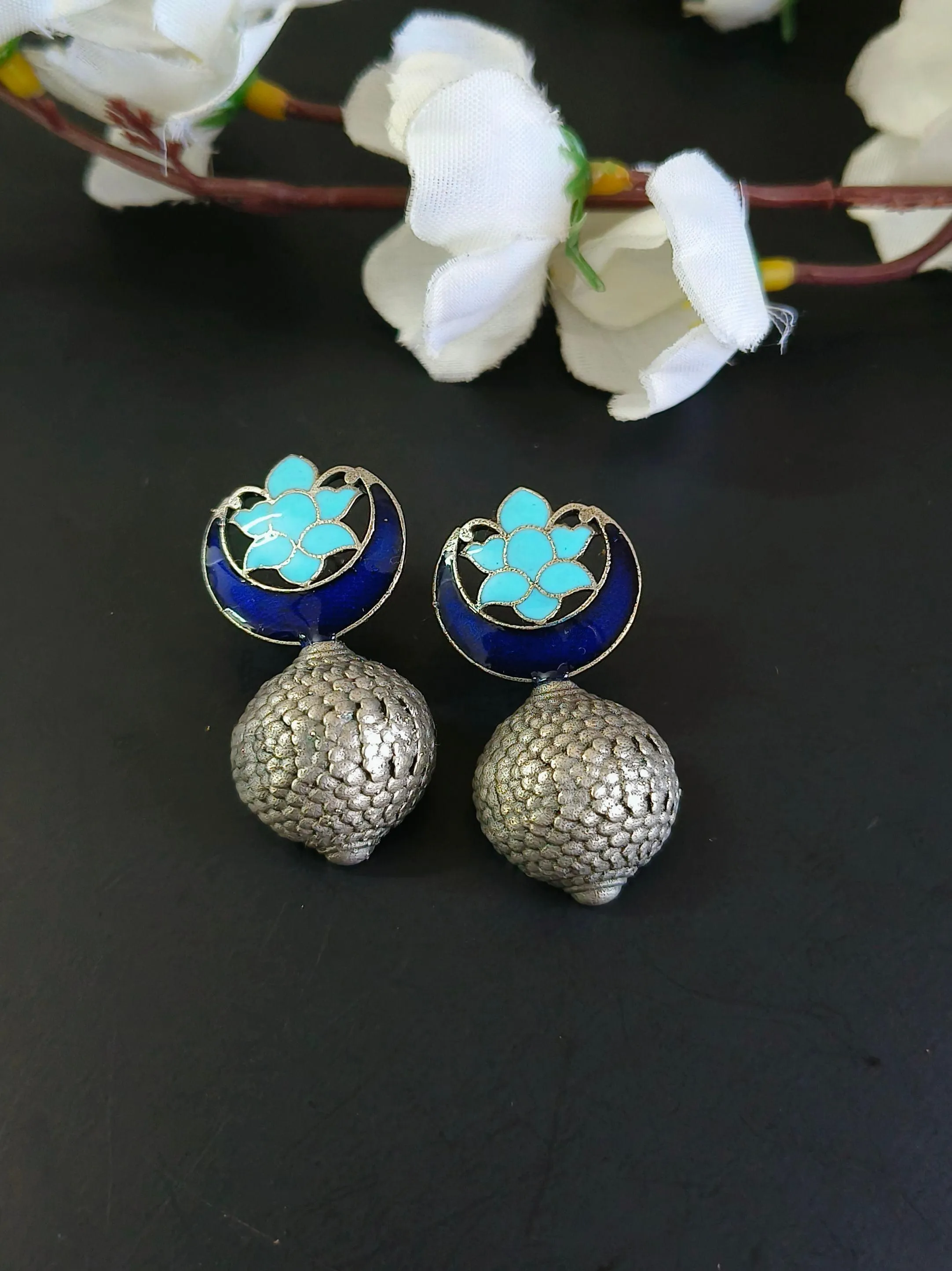 Rustic Oxidised Earrings | Sarichka
