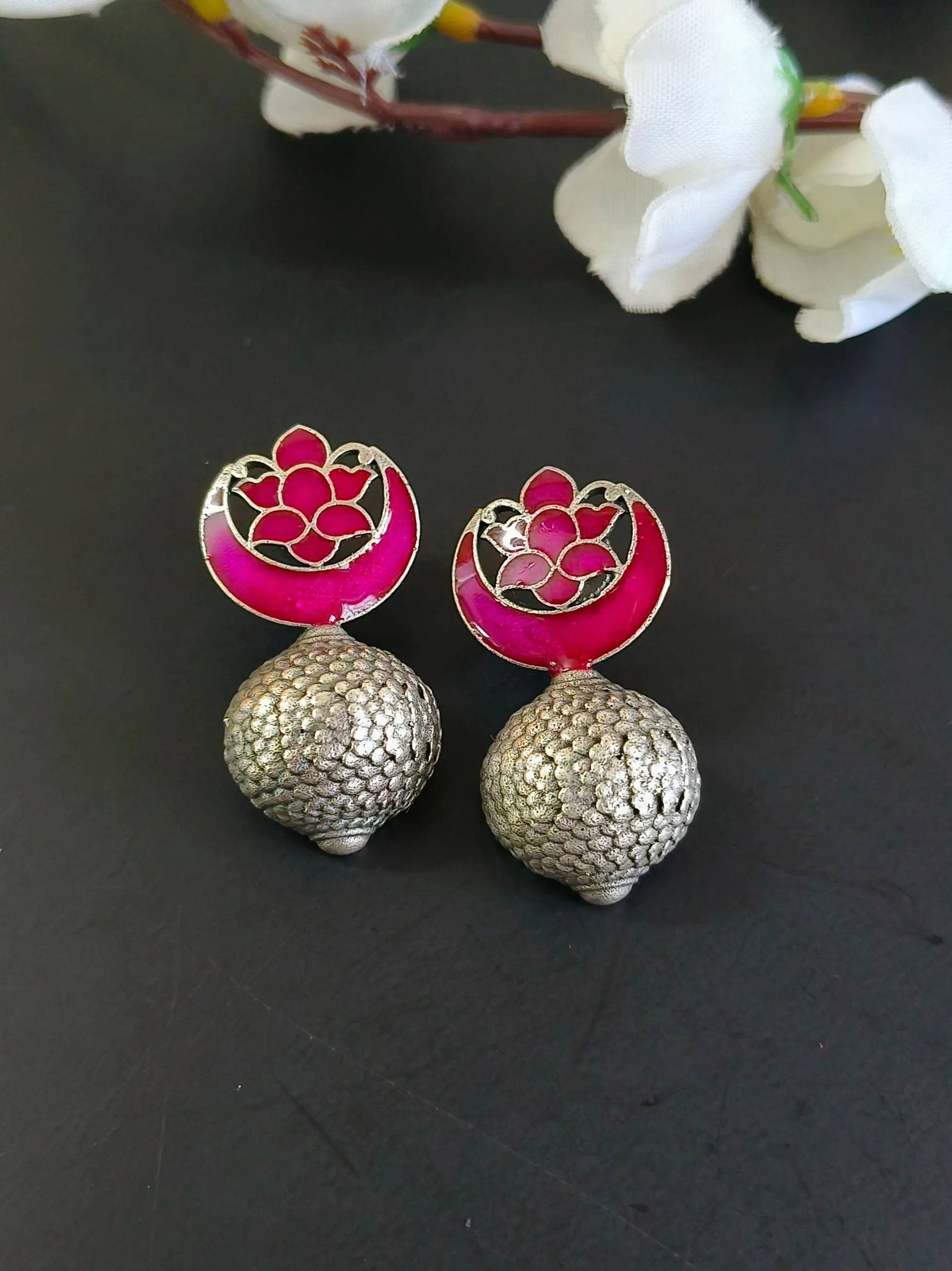 Rustic Oxidised Earrings | Sarichka