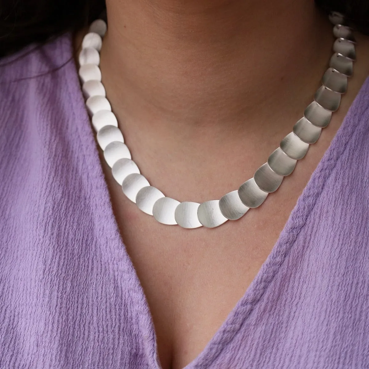 Scale  Layered Necklace