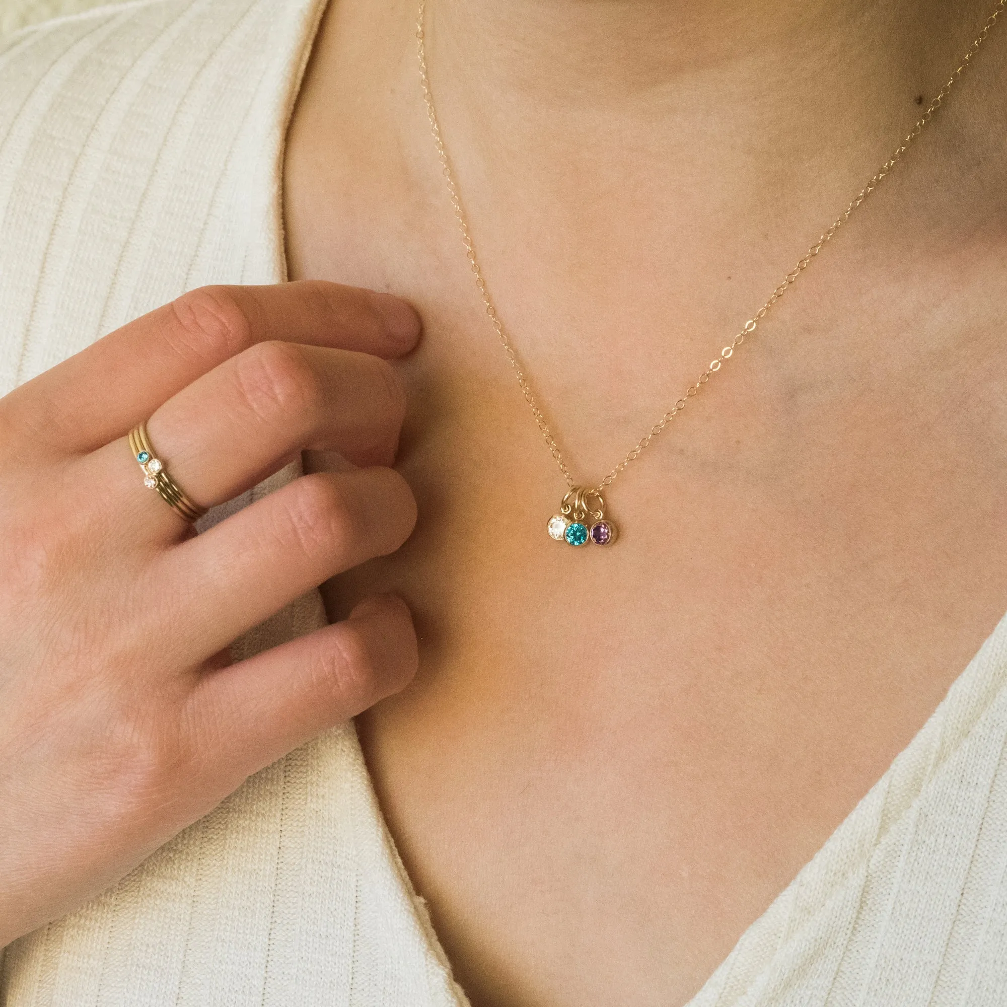 September Birthstone Charm (Sapphire)