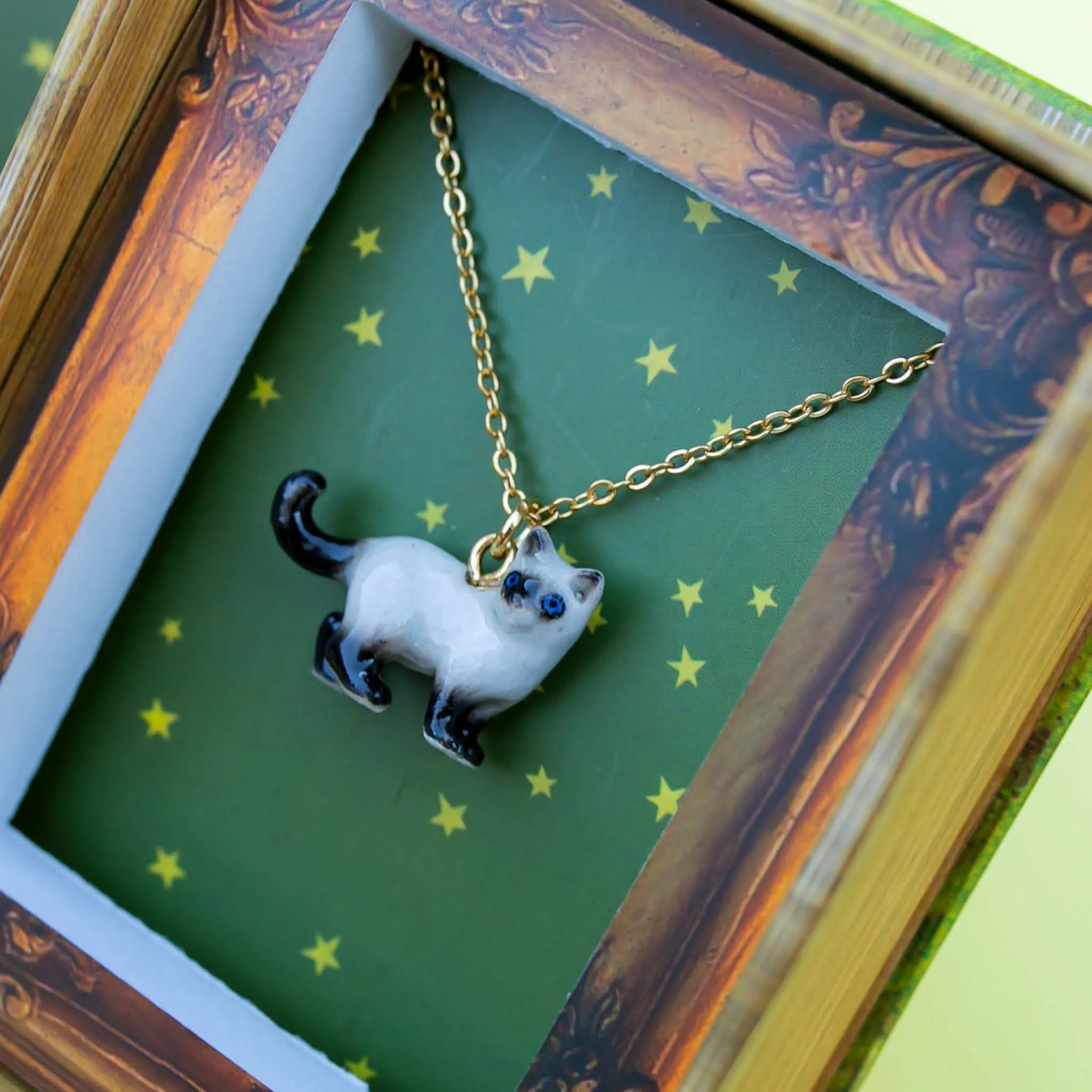 Siamese Cat Necklace
