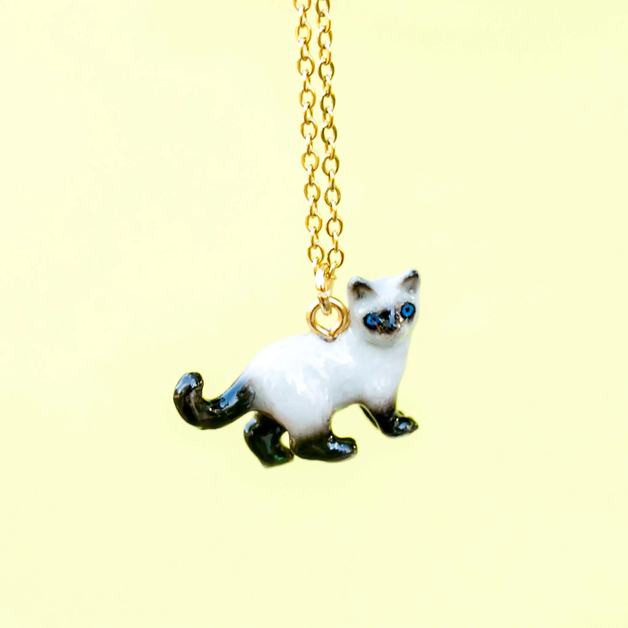 Siamese Cat Necklace