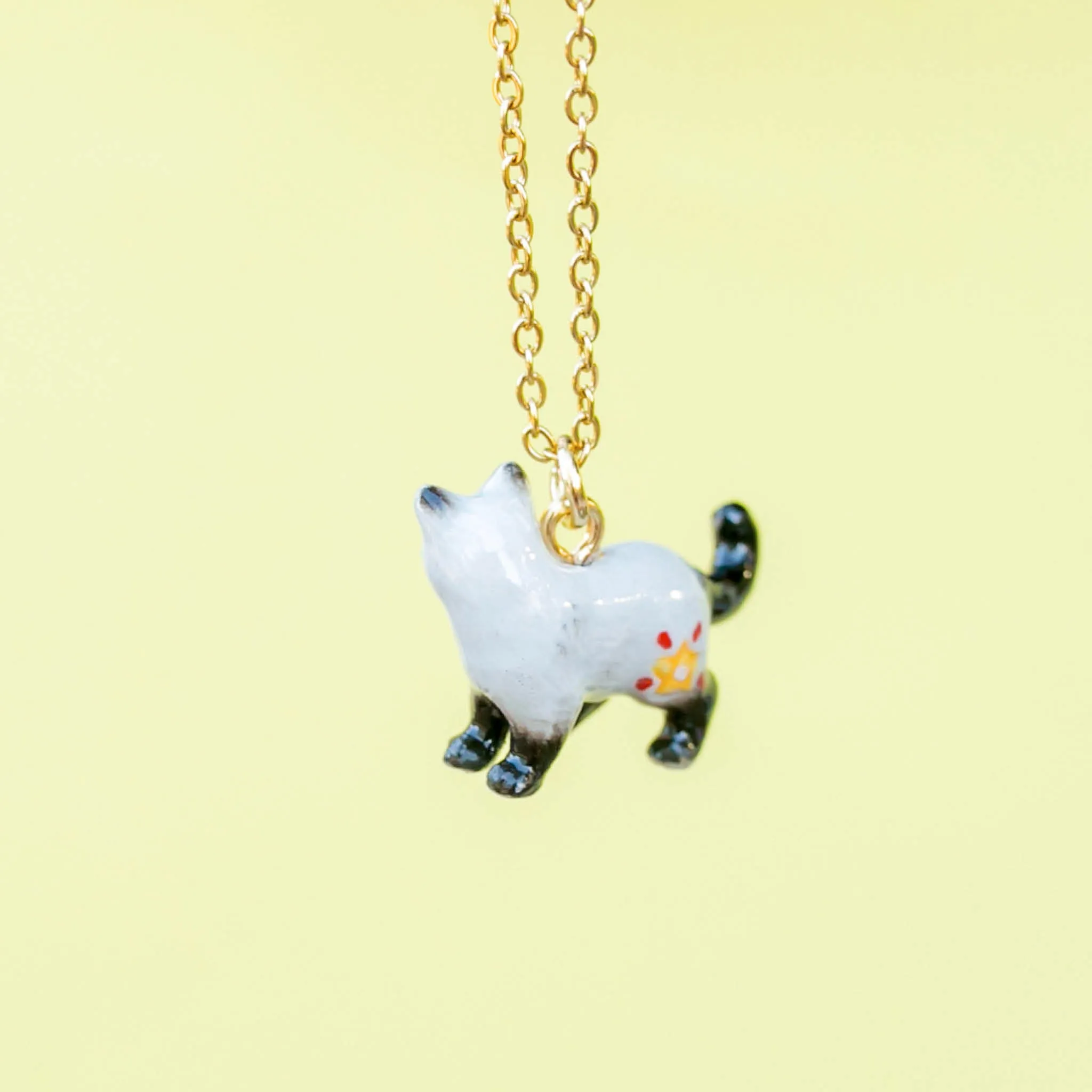 Siamese Cat Necklace