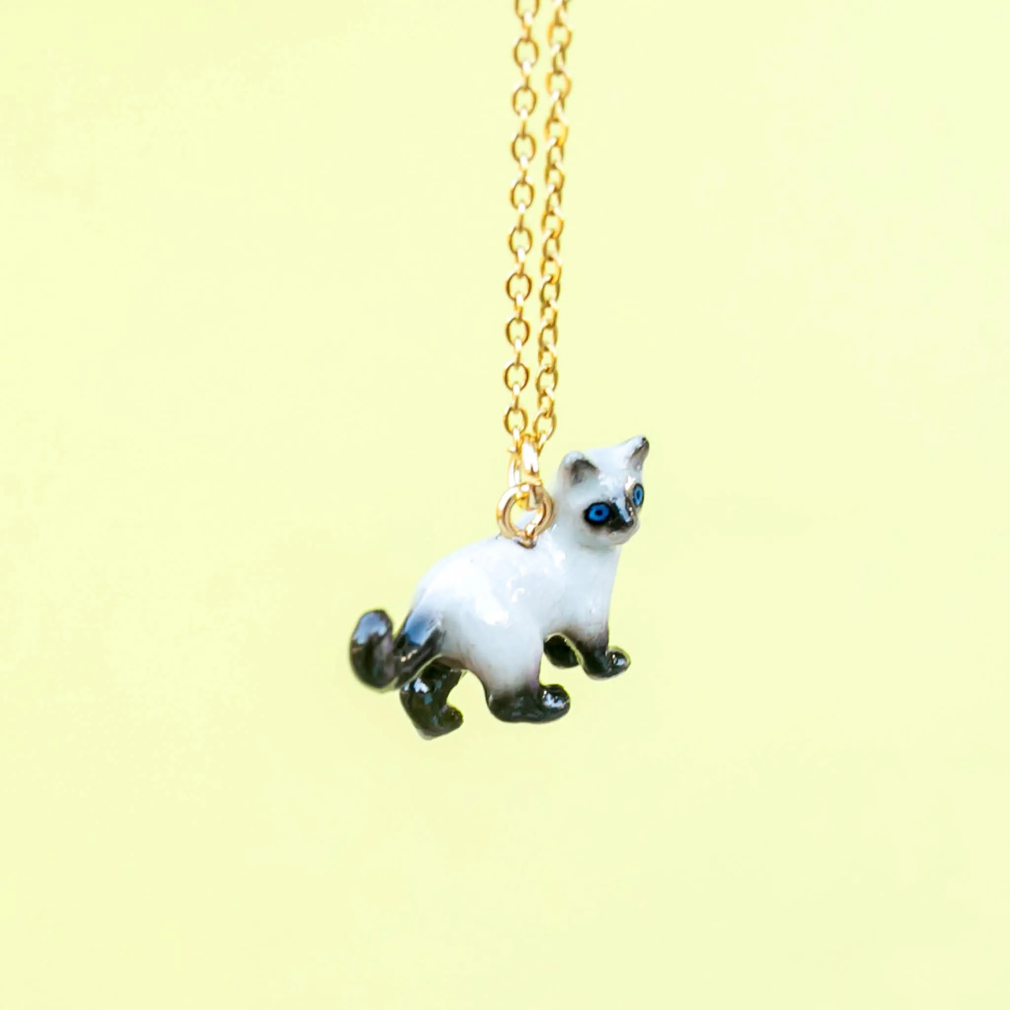 Siamese Cat Necklace