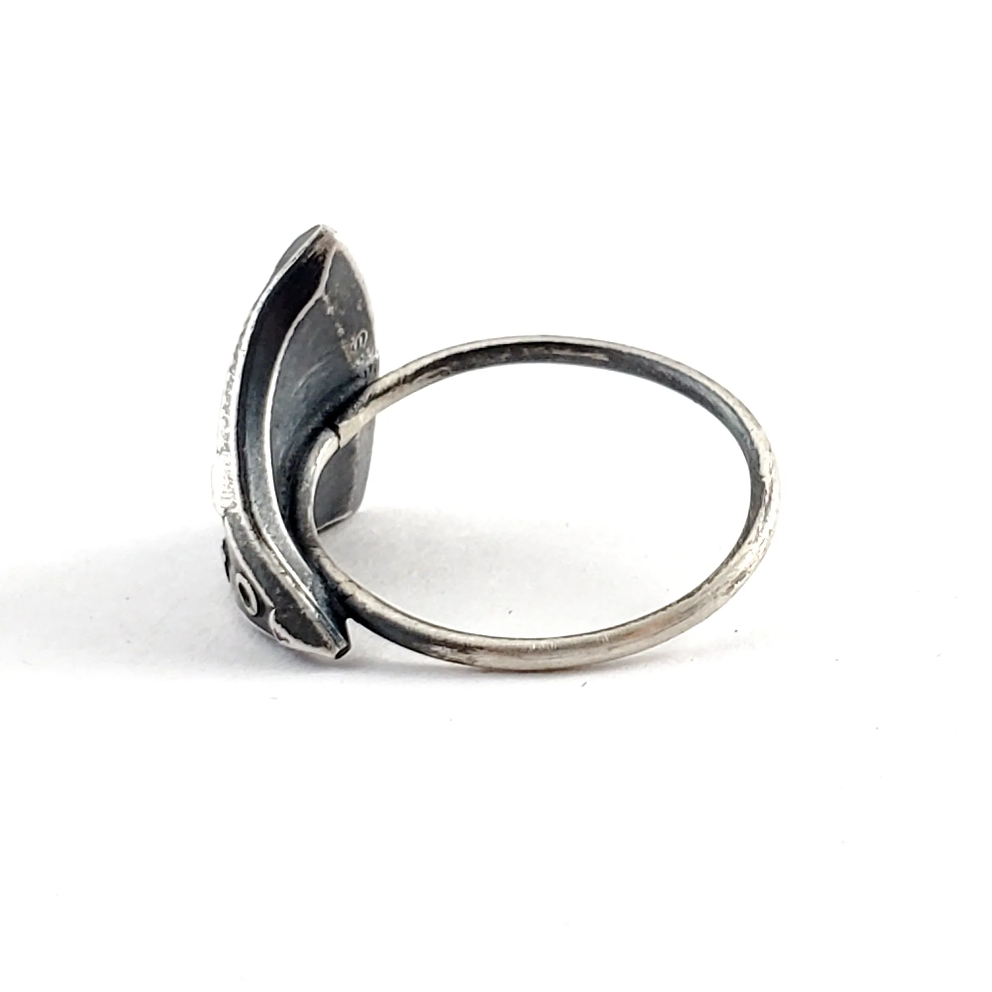 Silver Pizza Slice Coin Ring