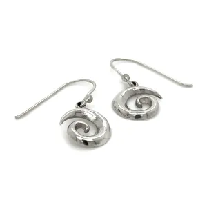 Silver Swirl Earrings