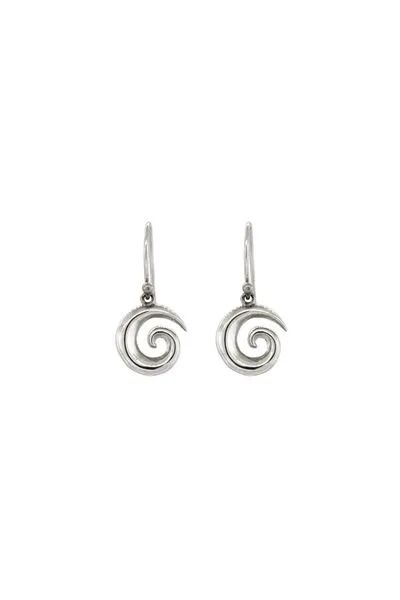 Silver Swirl Earrings