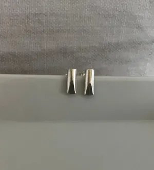 [silver950 ]single silver stud mini pierced earrings / non-hole pierced earrings allergy friendly, small, petite