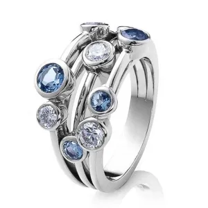 Simple 3 Row Design Versatile Ring