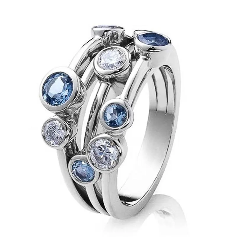 Simple 3 Row Design Versatile Ring